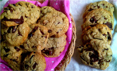 choc orange cranberry cookies
