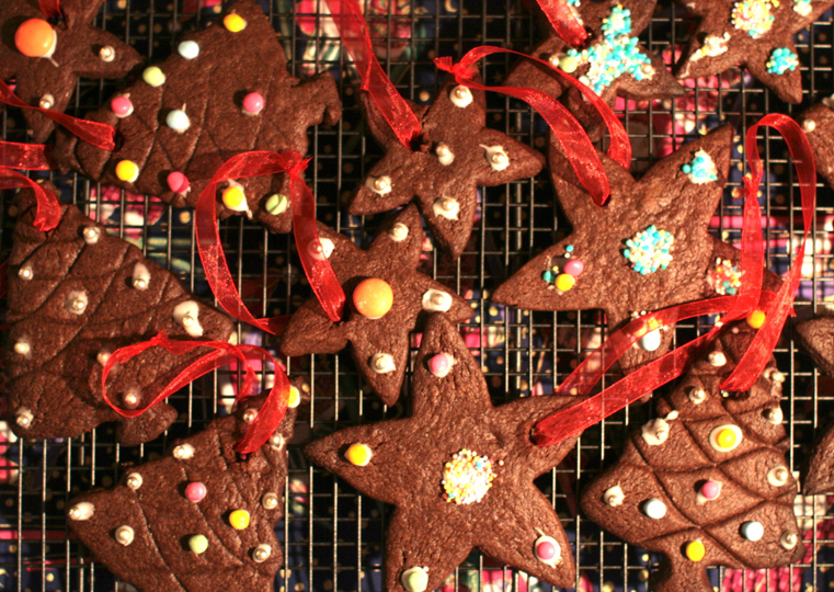 Eat Your Veg | Chocolate Gingerbread Tree Decorations