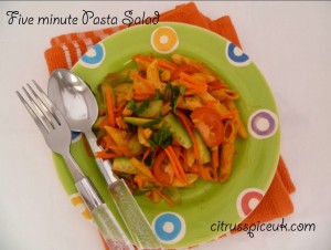 five minute pasta salad 1b