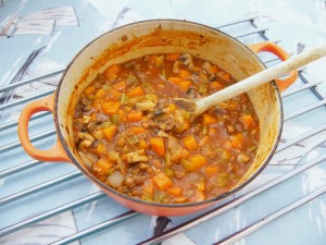 savoury lentil stew