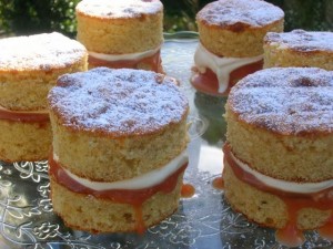Blood Orange Cakes