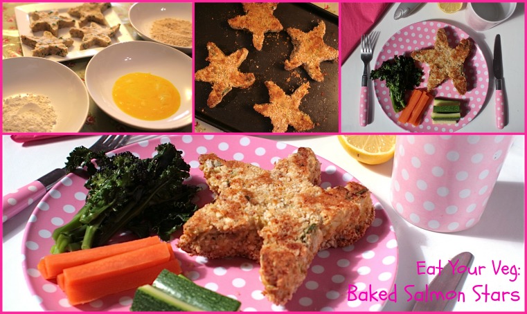Eat Your Veg | Easy Baked Salmon Stars