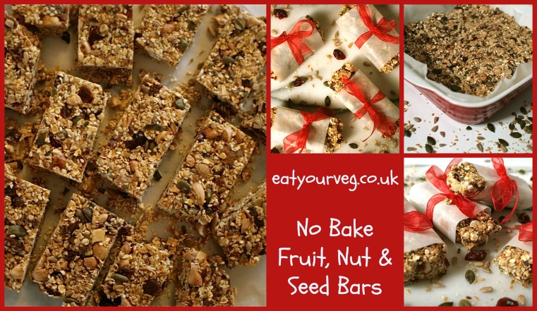 Eat Your Veg | No Bake Fruit, Nut & Seed Bars