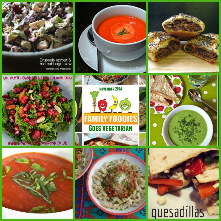 Family Foodies Nov Vegetarian