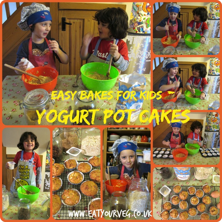 Eat Your Veg | Easy Bakes for Kids - Yogurt Pot Cakes